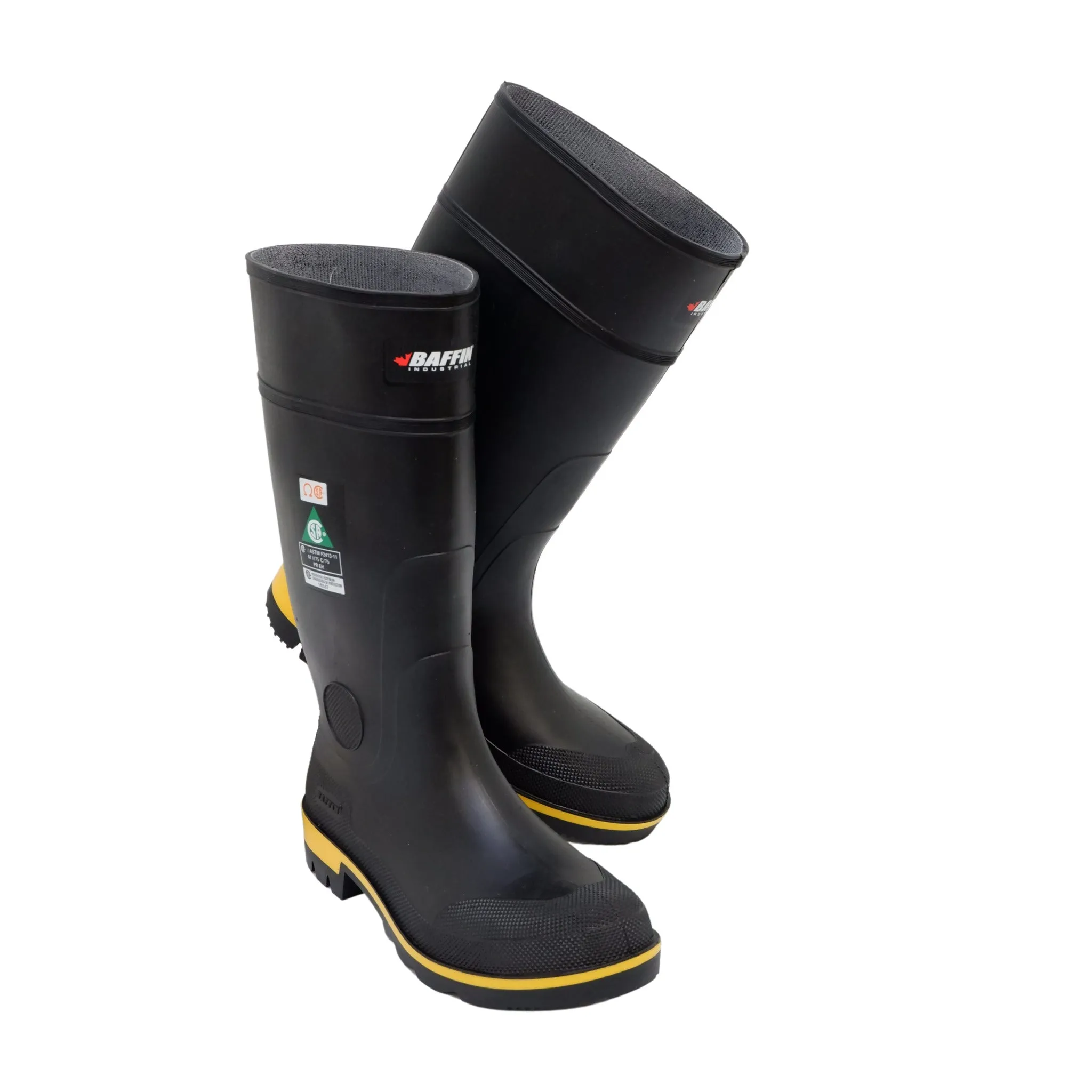 Baffin Men's Safety Work Boots Maximum STP Waterproof All Season, Steel Toe, Oil/Acid Resistant, GelFlex Midsole, CSA/ASTM Approved, Sizes 8-13