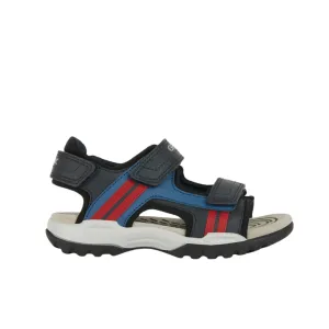 Borealis Boys Water Friendly Open Toe Sandal Navy/Red