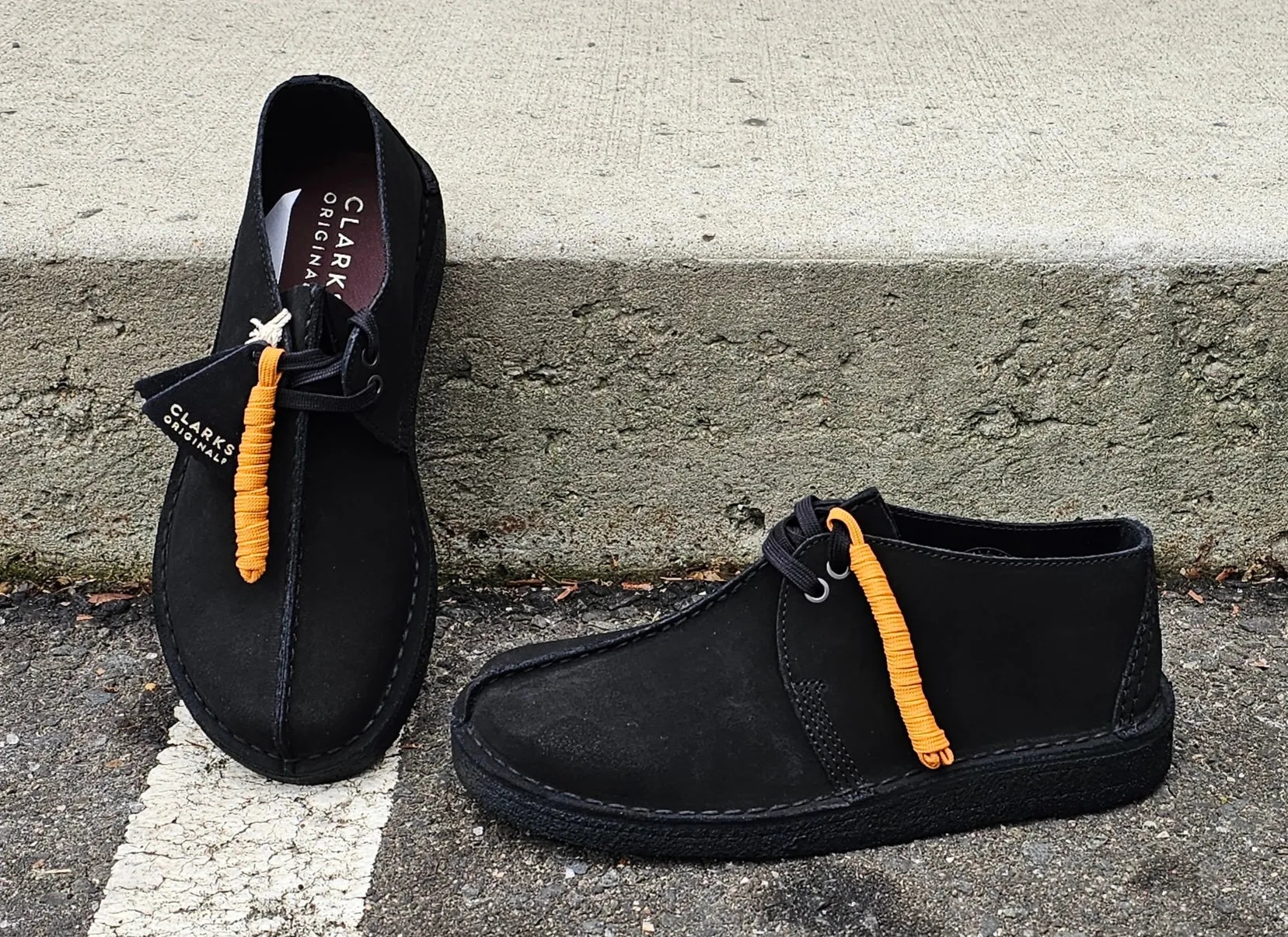 Clarks Desert Trek, Black Suede