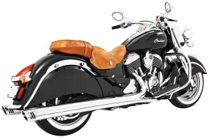 FREEDOM RACING SLIP-ONS 4" CHROME W/CHROME TIP INDIAN IN00038