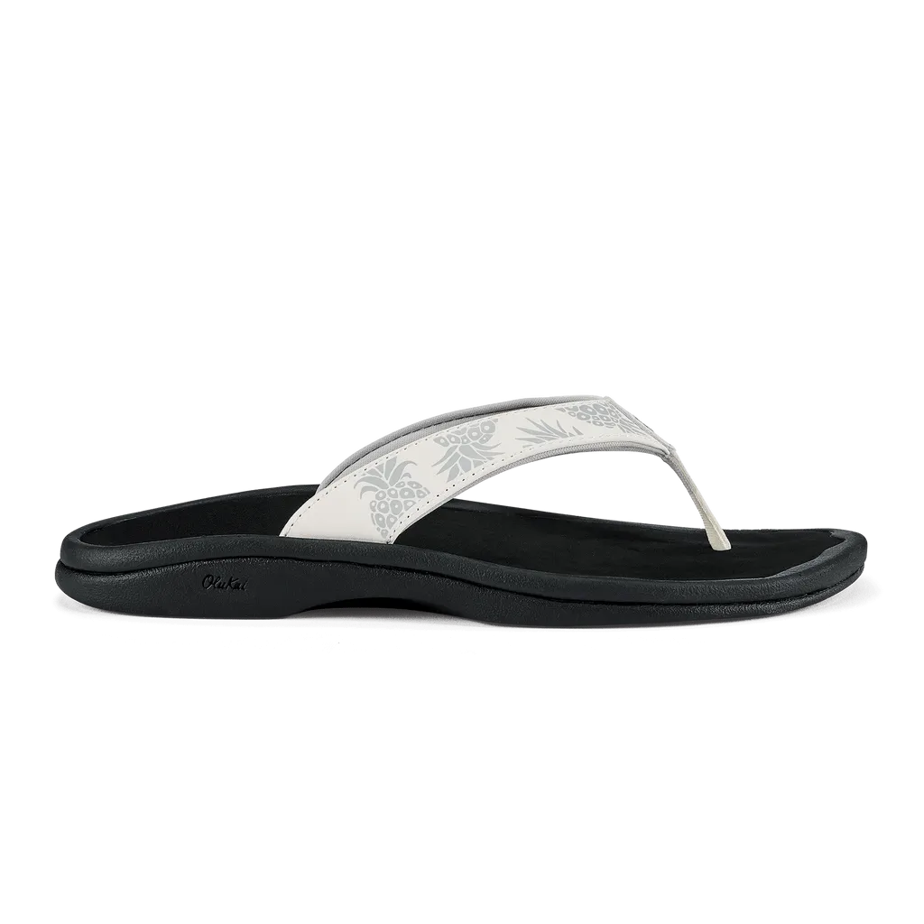 OluKai Women's Ohana Sandals- Bright White/Hua