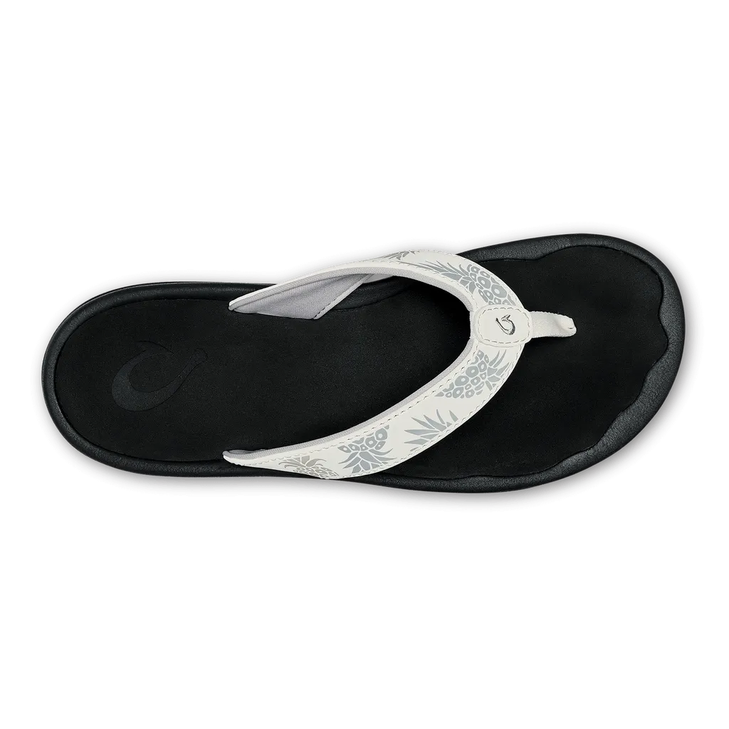 OluKai Women's Ohana Sandals- Bright White/Hua