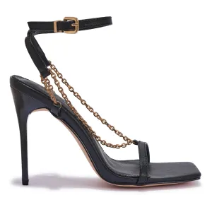 PREP42 – BARELY THERE CHAIN STRAP HIGH HEEL SANDALS