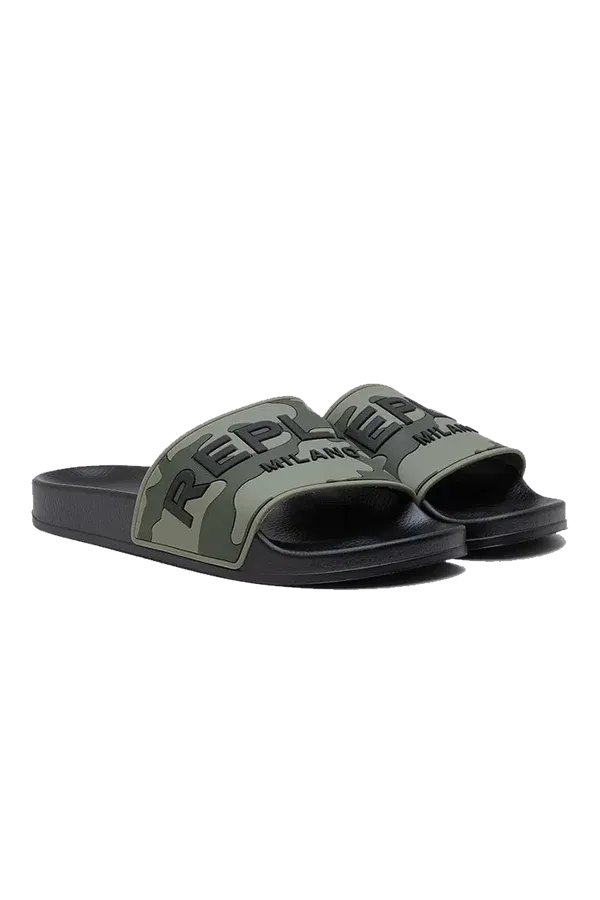 Replay Mens Up Camouflage Slides