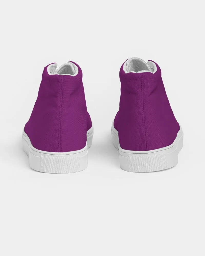 Shaded Purple High-Top Canvas Sneakers | Men's | C38M100Y0K30