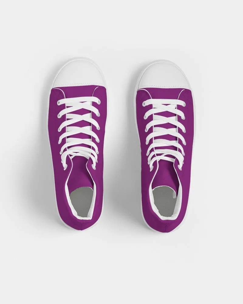 Shaded Purple High-Top Canvas Sneakers | Men's | C38M100Y0K30