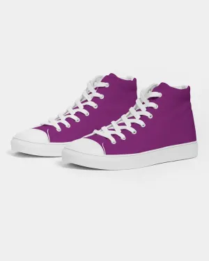 Shaded Purple High-Top Canvas Sneakers | Men's | C38M100Y0K30