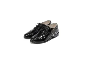 Studs Wing Tip Shoes